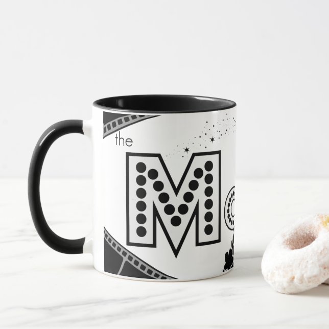 *The Movies* Logo Graphic Mug (With Donut)