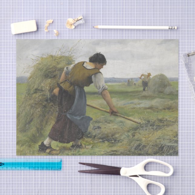 The Mowers by Julien Dupre Tissue Paper (Craft)