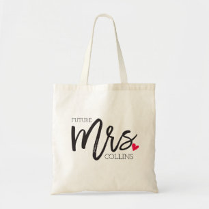 The Mrs. Shoppe   Personalised Future Mrs. Tote Bag