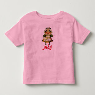 The Ms Judy Puppet, add text Toddler T-Shirt