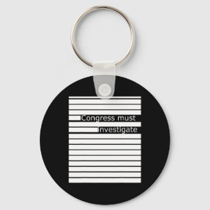 The Mueller Report Ag Rr Redacted T Shirt Key Ring