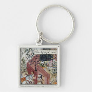 The Mughal Emperor Babur Key Ring