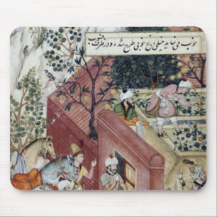 The Mughal Emperor Babur Mouse Mat