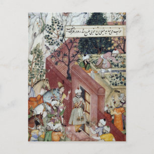 The Mughal Emperor Babur Postcard