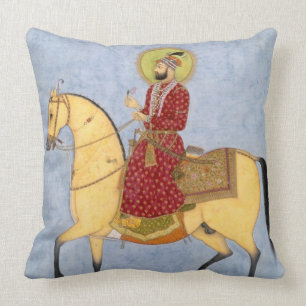 The Mughal Emperor Farrukhsiyar(1683-1719) (r.1713 Cushion