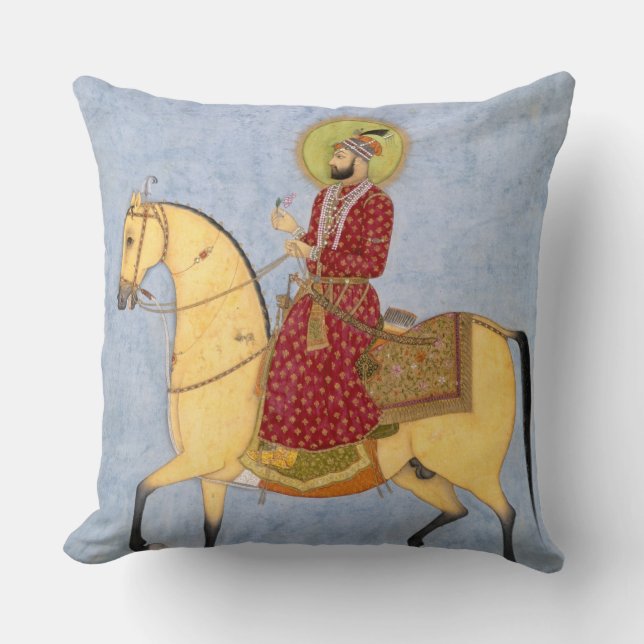 The Mughal Emperor Farrukhsiyar(1683-1719) (r.1713 Cushion (Front)