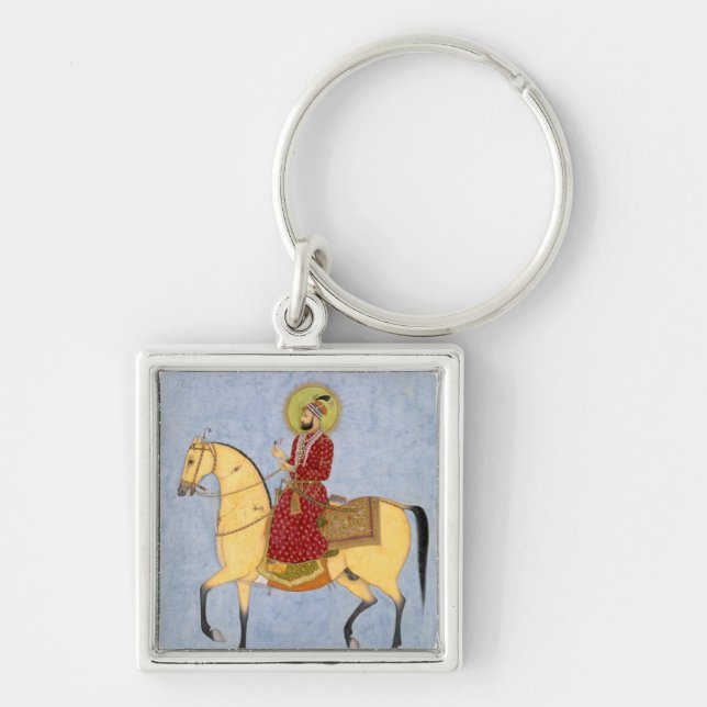 The Mughal Emperor Farrukhsiyar(1683-1719) (r.1713 Key Ring (Front)