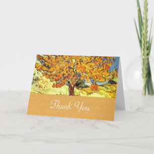 The Mulberry Tree thank you greeting card. Vintage