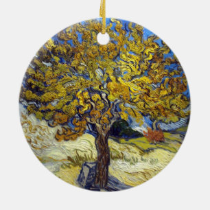 The Mulberry Tree. Vincent Van Gogh. Ceramic Tree Decoration