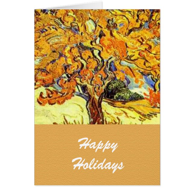 The Mulberry Tree, Vincent van Gogh. holiday (Front)