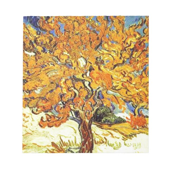 The Mulberry Tree, Vincent Van Gogh Notepad (Front)