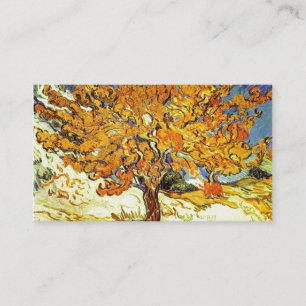 The Mulberry Tree, Vincent van Gogh. Vintage art Business Card
