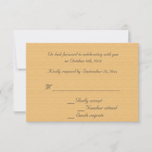 The Mulberry Tree wedding RSVP invitations. Invitation