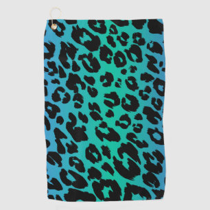 The Multi-Coloured Leopard Series Design 6 Golf Towel