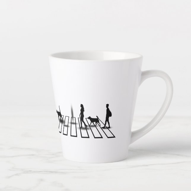 The Multi-Dimensions Crossing.w Latte Mug (Right)