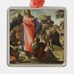 The Multiplication of the Loaves and Fishes Metal Tree Decoration