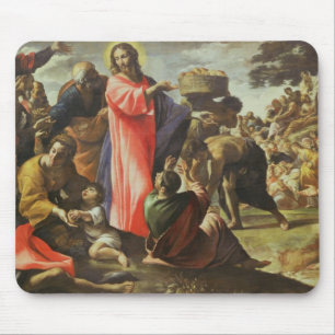 The Multiplication of the Loaves and Fishes Mouse Mat