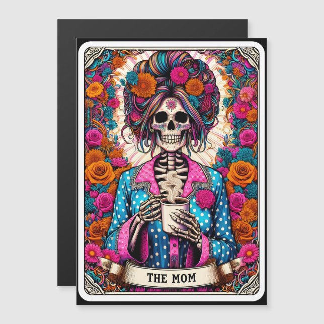 "The Mum" Tarot Card Magnet (Front/Back)