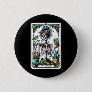 The Mum Tarot Card Skeleton Mothers Day Witch Mum 6 Cm Round Badge