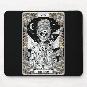 The mum tarot card skeleton vintage gothic mother mouse mat