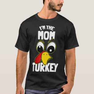 The Mum Turkey Family Group Matching Thanksgiving  T-Shirt