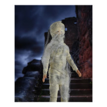 The Mummy escape from Egypt. Halloween