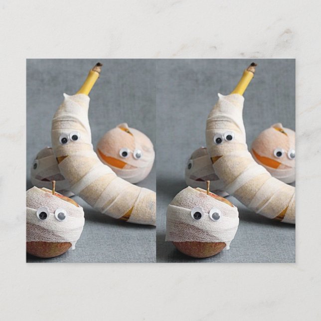 ****THE MUMMY GANG HALLOWEEN**** POSTCARD (Front)