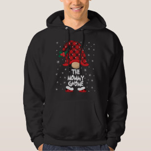 The Mummy Gnome Buffalo Plaid Christmas Matching F Hoodie