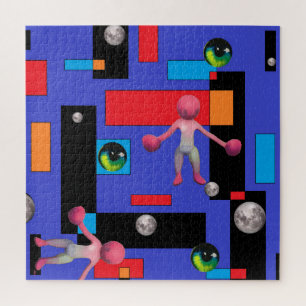 The Mummy II - Ken Gauge Abstract Art Jigsaw Puzzle