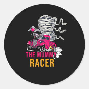 The Mummy Racer Classic Round Sticker