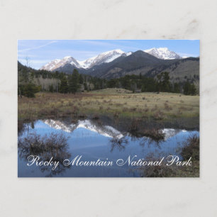 The Mummy Range Rocky Mountain National Park Postcard