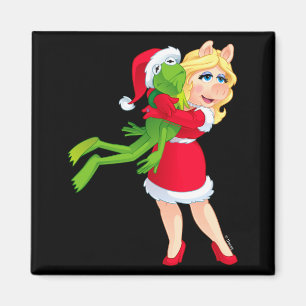 The Muppets Kermit Miss Ggy Christmas Magnet