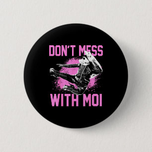 The Muppets Miss Ggy Don't Mess With Moi Small  6 Cm Round Badge