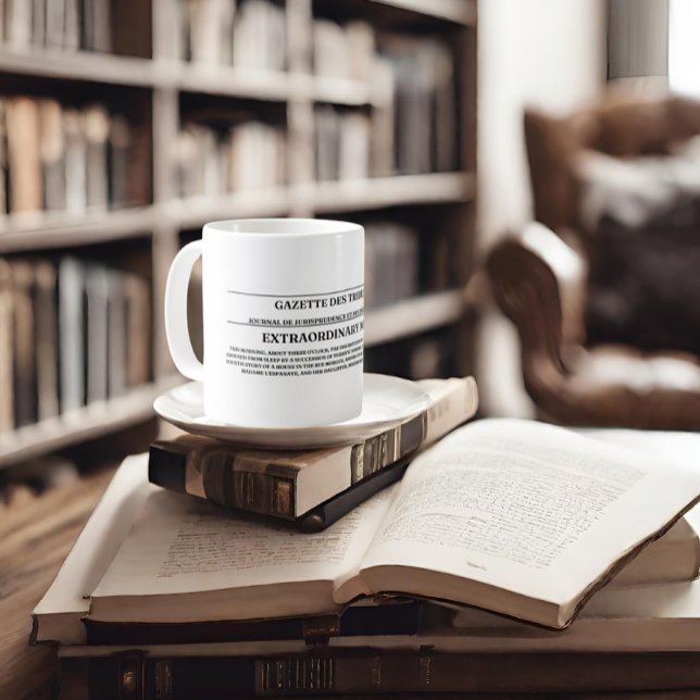 The Murders in the Rue Morgue - Jornal Coffee Mug (Creator Uploaded)