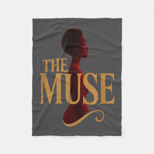 The Muse  Fleece Blanket (Front)