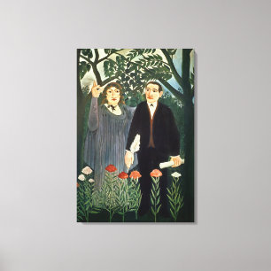 The Muse Inspiring the Poet, 1909 Canvas Print