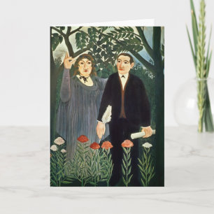 The Muse Inspiring the Poet, 1909 Card