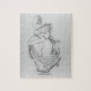 The Muse of Dance, Plate VI from a new edition con Jigsaw Puzzle
