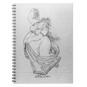 The Muse of Dance, Plate VI from a new edition con Notebook