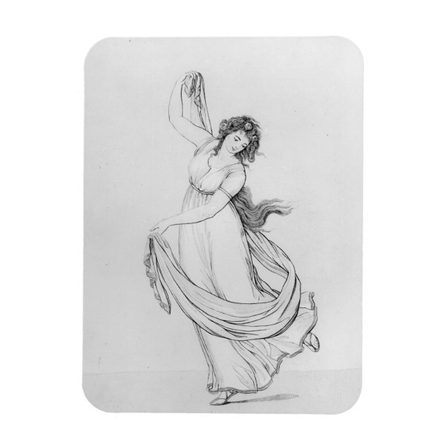 The Muse of Dance, Plate VI from 'Lady Hamilton's Magnet (Vertical)