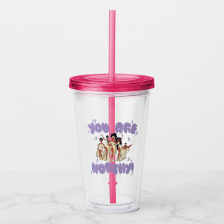 The Muses - You Are Worthy Acrylic Tumbler