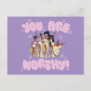 The Muses - You Are Worthy Postcard