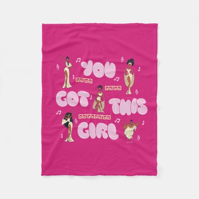 The Muses - You Got This Girl Fleece Blanket (Front)