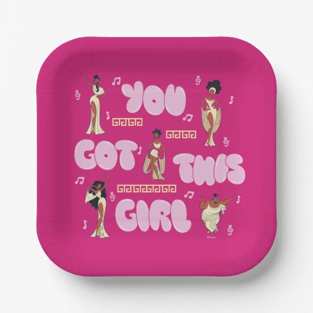The Muses - You Got This Girl Paper Plates (Front)