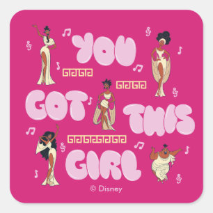 The Muses - You Got This Girl Square Sticker
