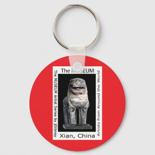 The MUSEUM Artist Series by jGibney  Stone Lion Ke Key Ring