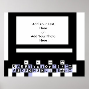The MUSEUM Artist Series Images Computer Bkltr Poster