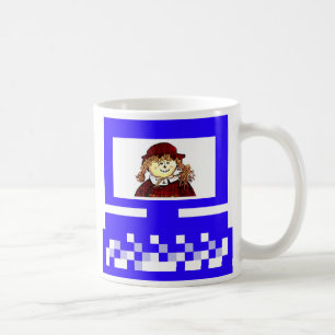 The MUSEUM Artist Series Images Computer StrawGirl Coffee Mug