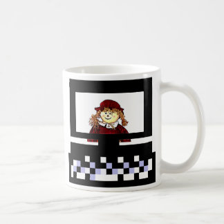 The MUSEUM Artist Series Images Computer StrawGirl Coffee Mug