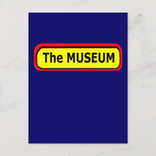 The MUSEUM Logo The MUSEUM Zazzle Postcard